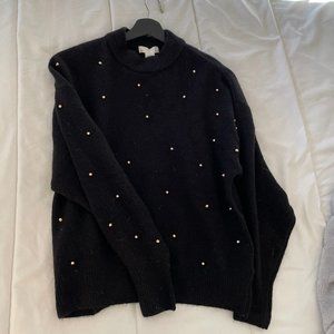 Studded Black Sweater